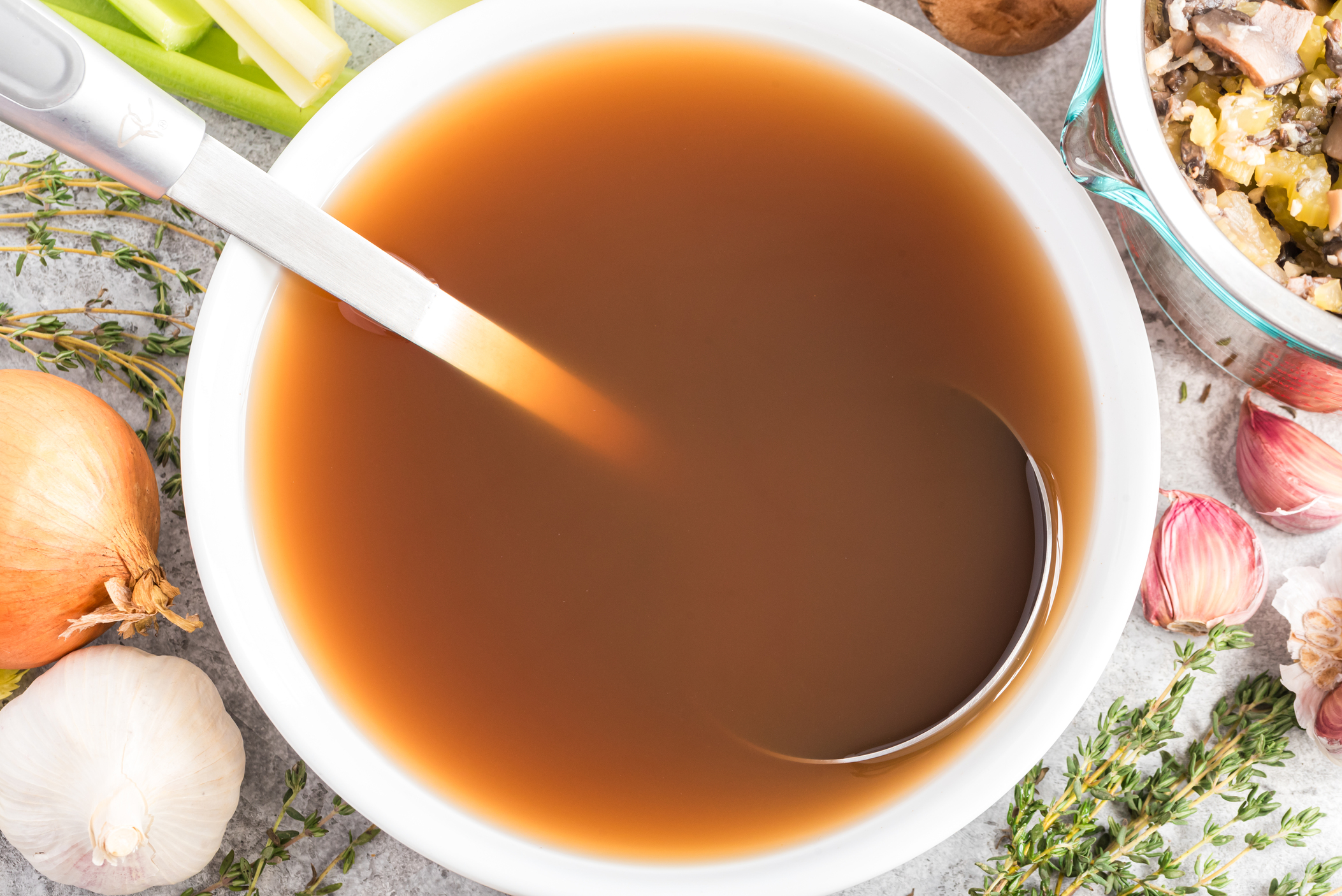 Savory Mushroom Vegan Bone Broth