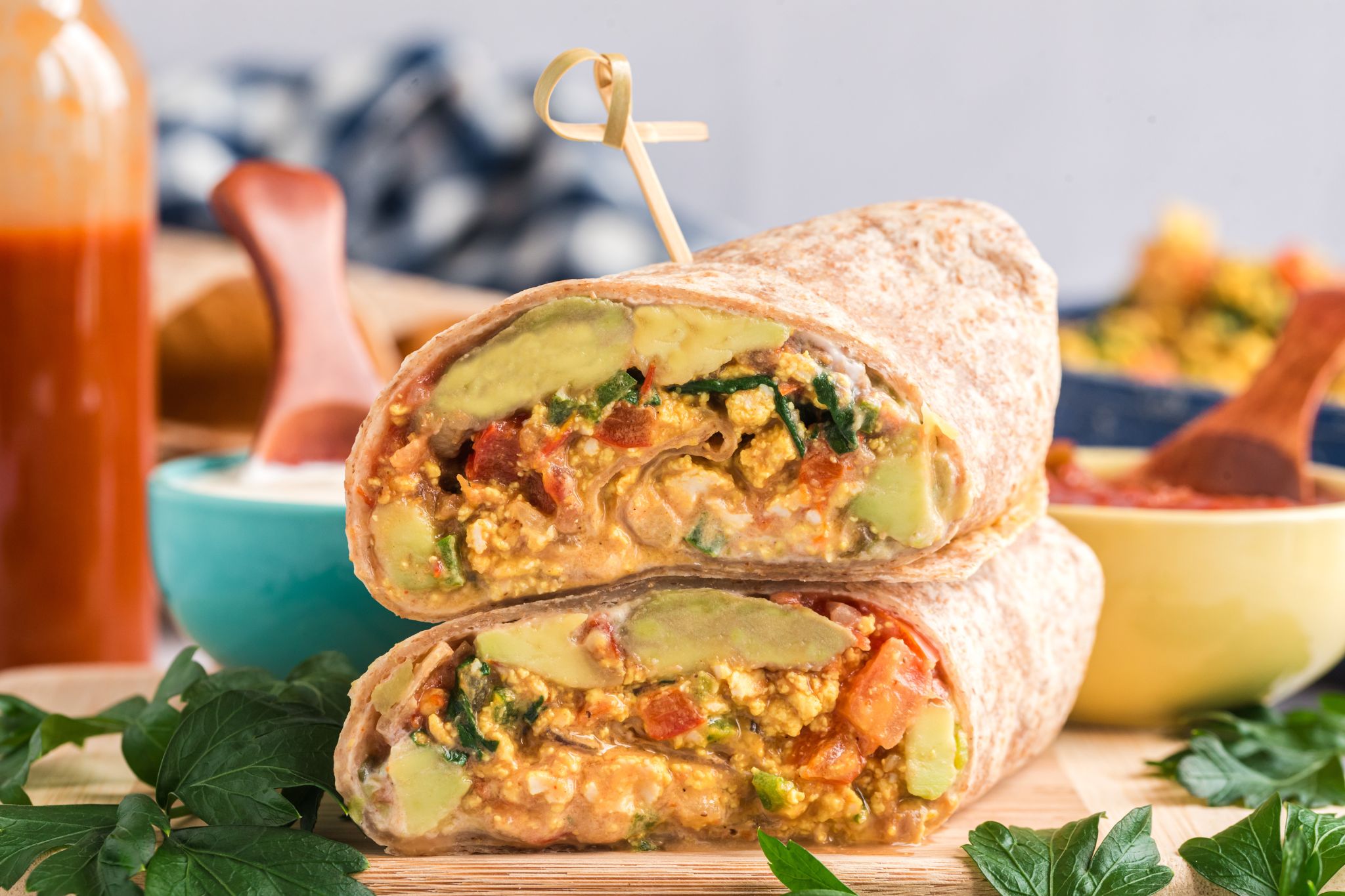 Tofu Scramble Wrap