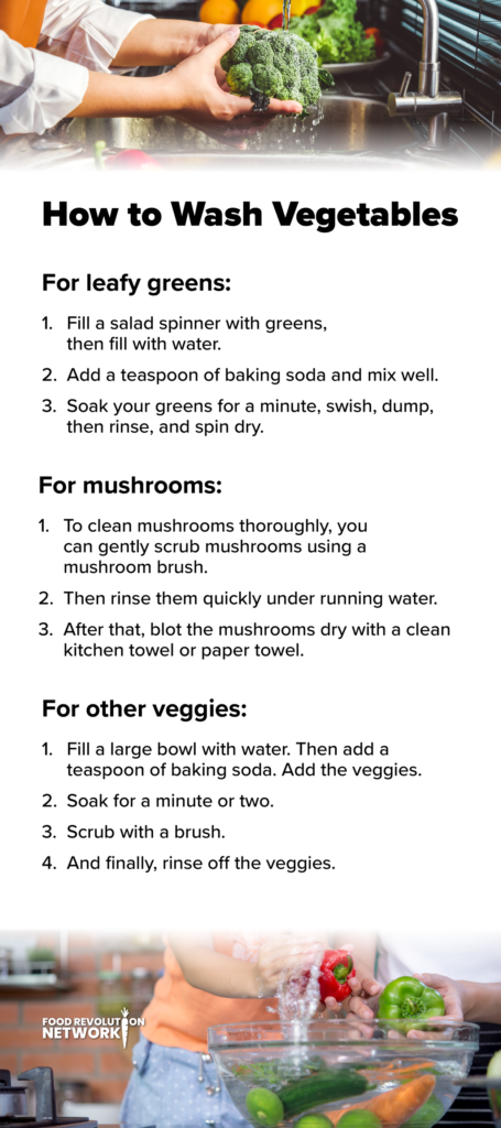 How to Wash Vegetables Instructions